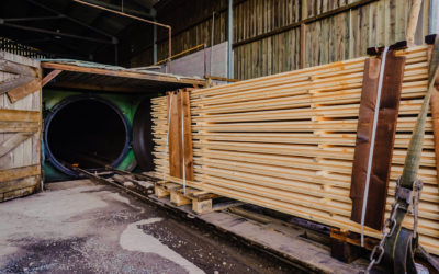 Bois autoclave dans les Vosges