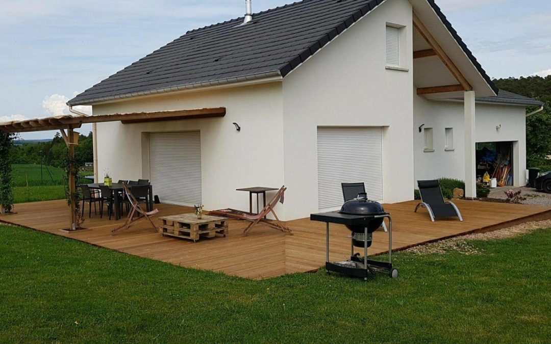 Terrasse bois à Remiremont